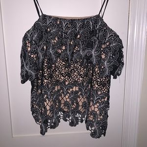 Black Lace Top